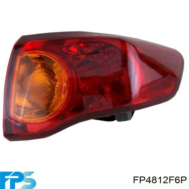 Отражатель бампера заднего правый FPS FP4812F6P цена, от 28.09 USD