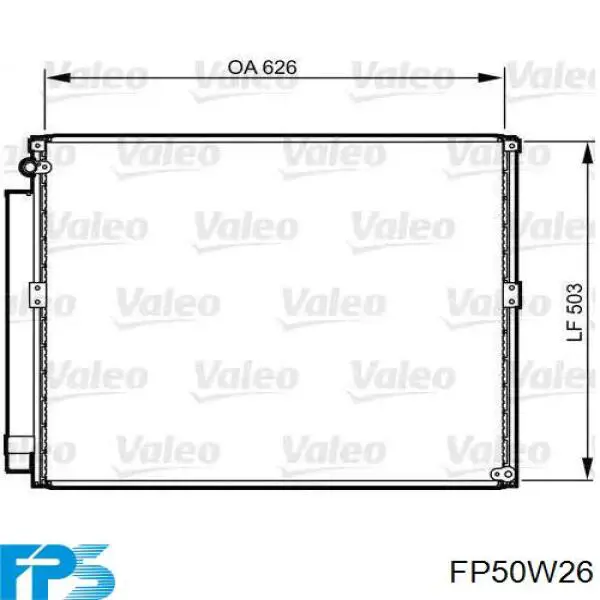 Диффузор радиатора охлаждения в сборе с мотором и крыльчаткой FPS FP50W26 цена, от 141.35 USD