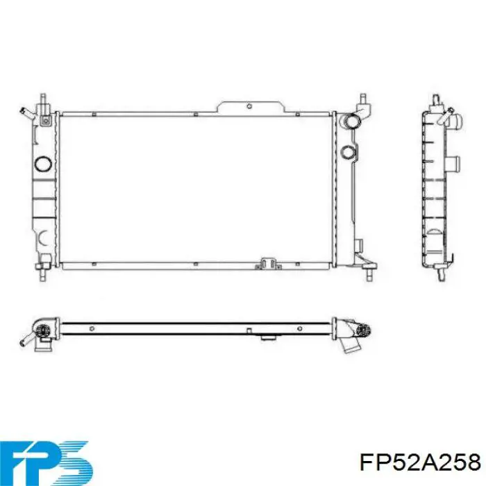 Радиатор FP52A258 FPS