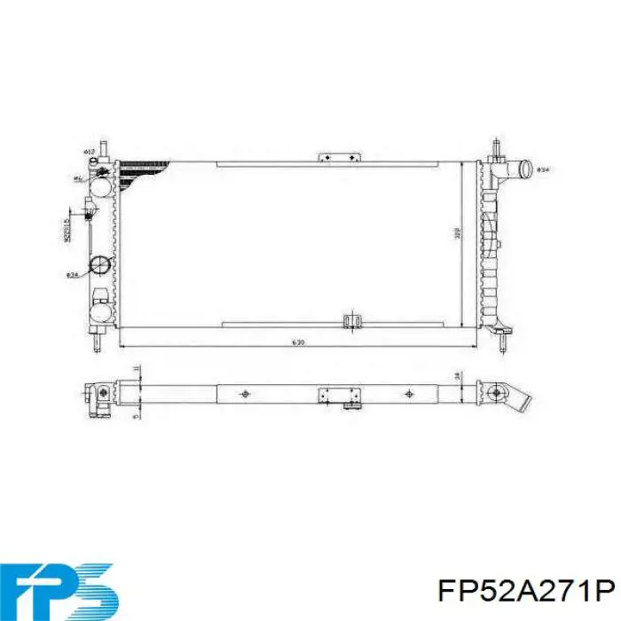 FP52A271P FPS Радиатор основной