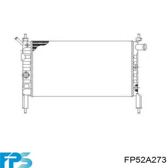 Радиатор FP52A273 FPS