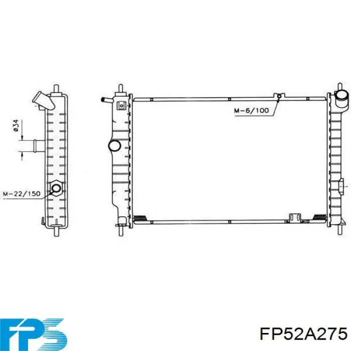 FP52A275 FPS радиатор