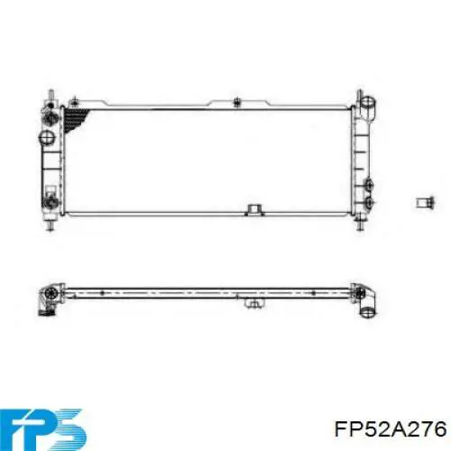 Радиатор FP52A276 FPS