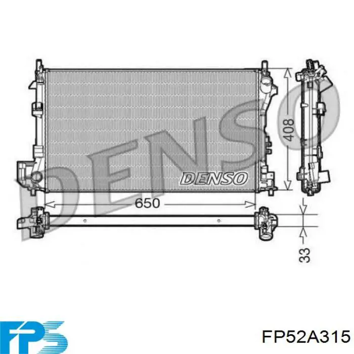 FP52A315 FPS Радиатор основной