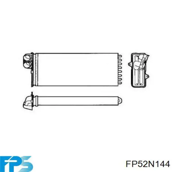 FP52N144 FPS радиатор печки