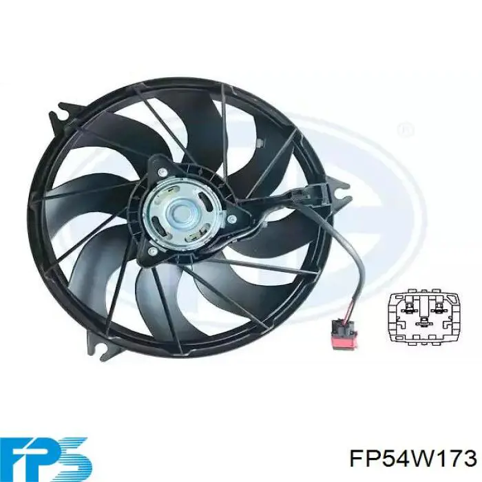 Электровентилятор охлаждения FP54W173 FPS