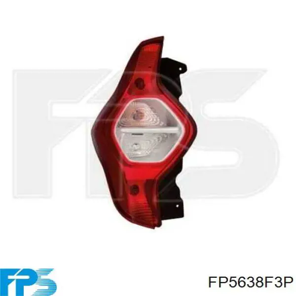 FP 5638 F3-P FPS lanterna traseira esquerda