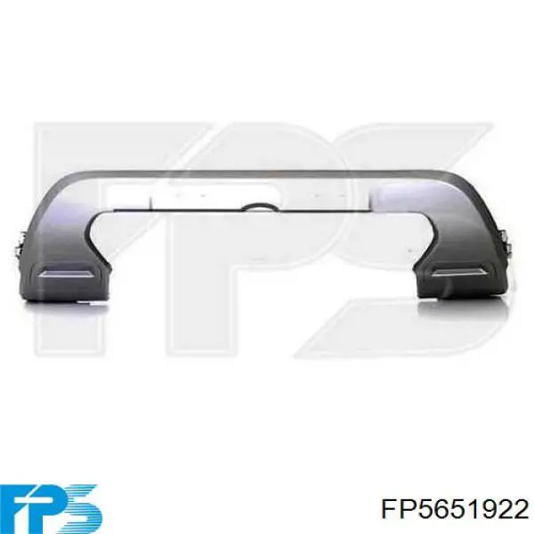 FP5651922 FPS placa sobreposta do pára-choque dianteiro