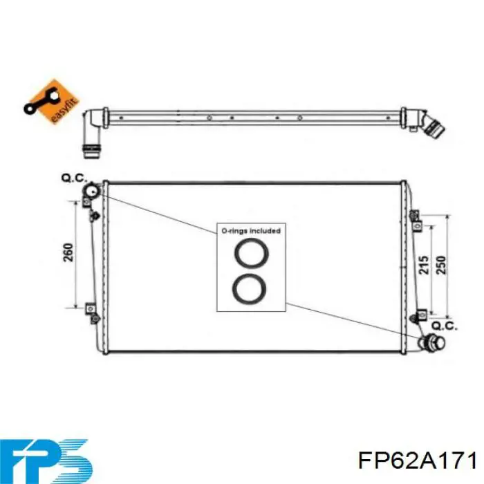 FP62A171 FPS радиатор