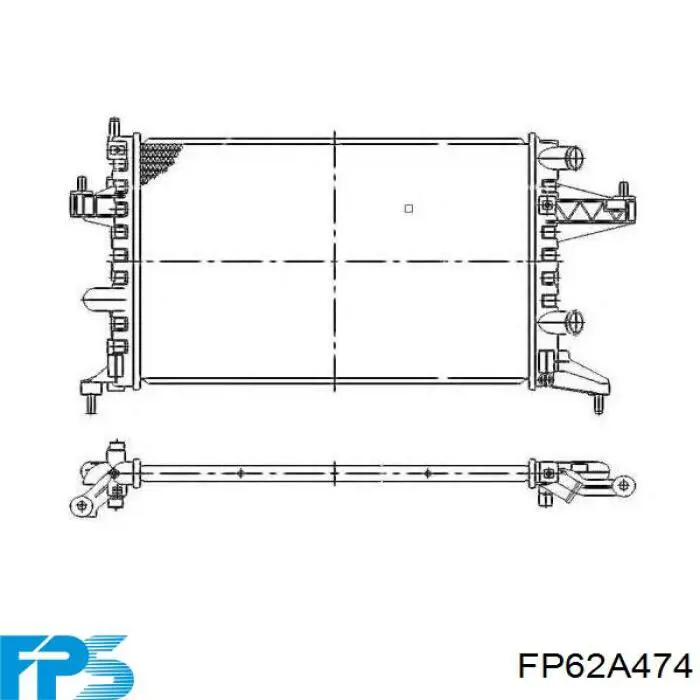 FP62A474 FPS Радиатор основной