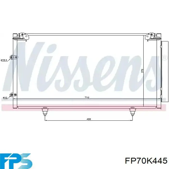 Конденсатор кондиционера FPS FP70K445 цена, от 73.89 USD