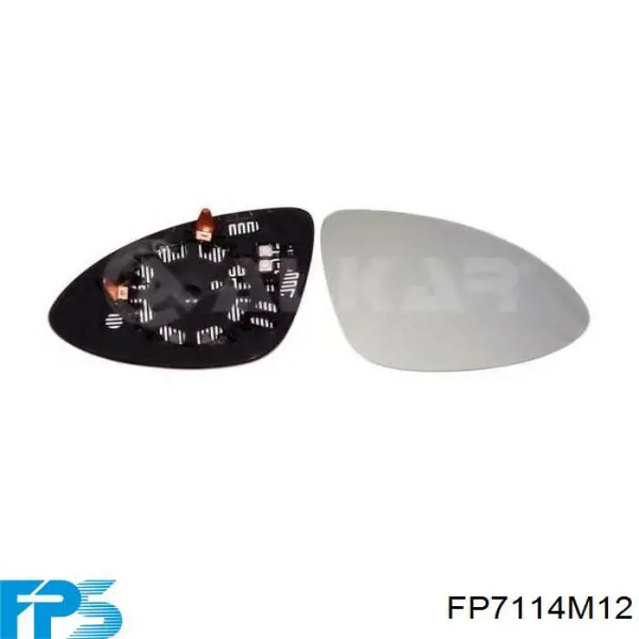 Стекло зеркала заднего вида, правого FPS FP7114M12 цена, от 14.12 USD