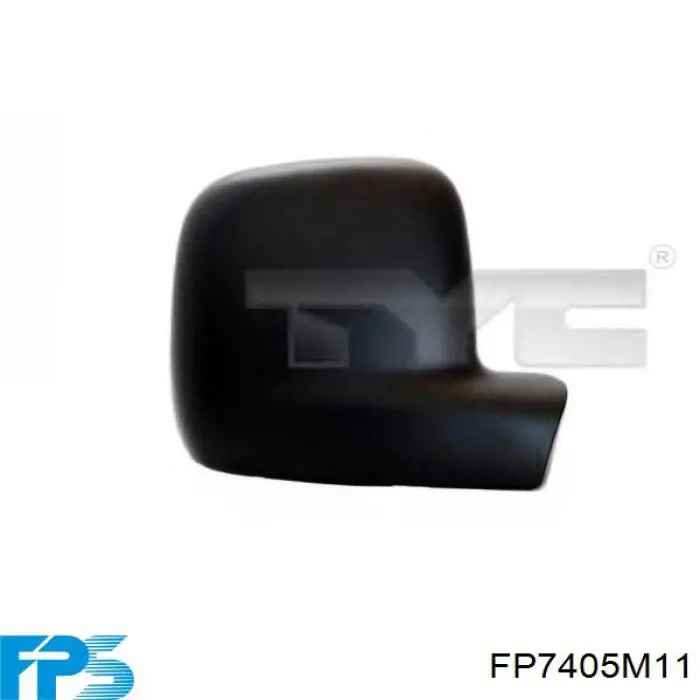 FP 7405 M11 FPS placa sobreposta (tampa do espelho de retrovisão esquerdo)