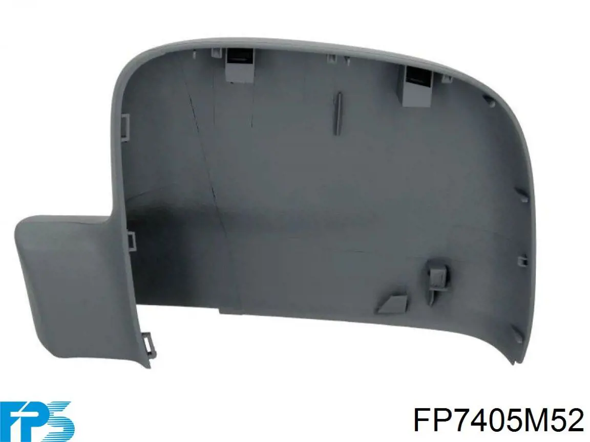 FP7405M52 FPS Зеркальный элемент правого зеркала заднего вида