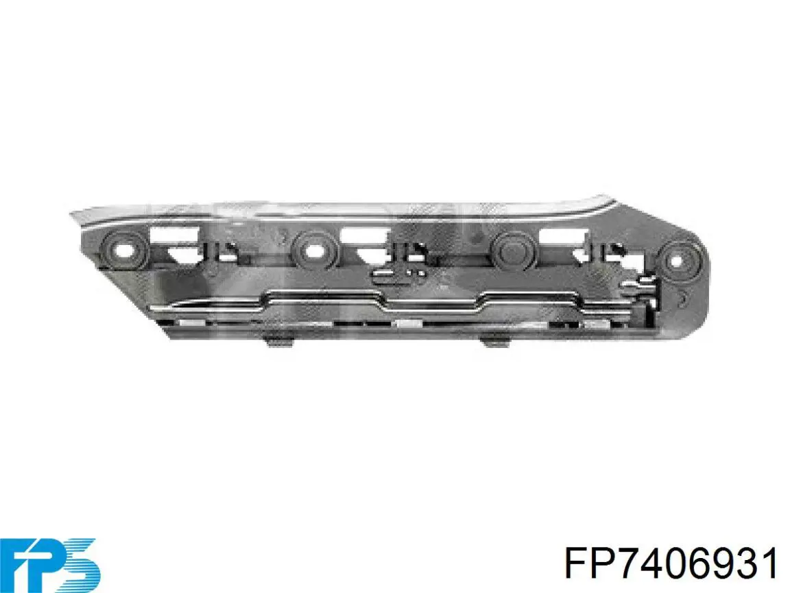 FP7406931 FPS consola externa esquerda do pára-choque dianteiro