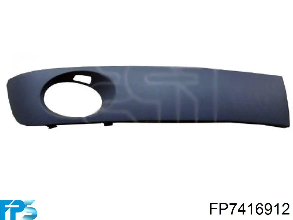 FP 7416 912 FPS tampão (grelha das luzes de nevoeiro do pára-choque dianteiro direito)