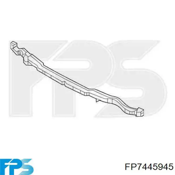 Абсорбер переднего бампера FP7445945 VAG