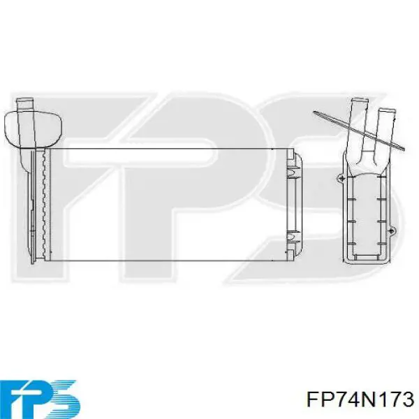 Радиатор печки FP74N173 FPS