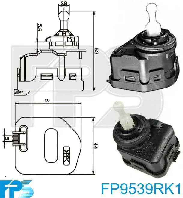 FP 9539 RK1 FPS corretor da luz