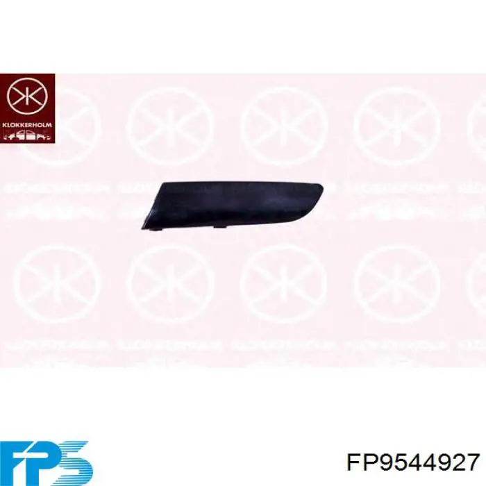 FP9544927 FPS moldura esquerda do pára-choque dianteiro