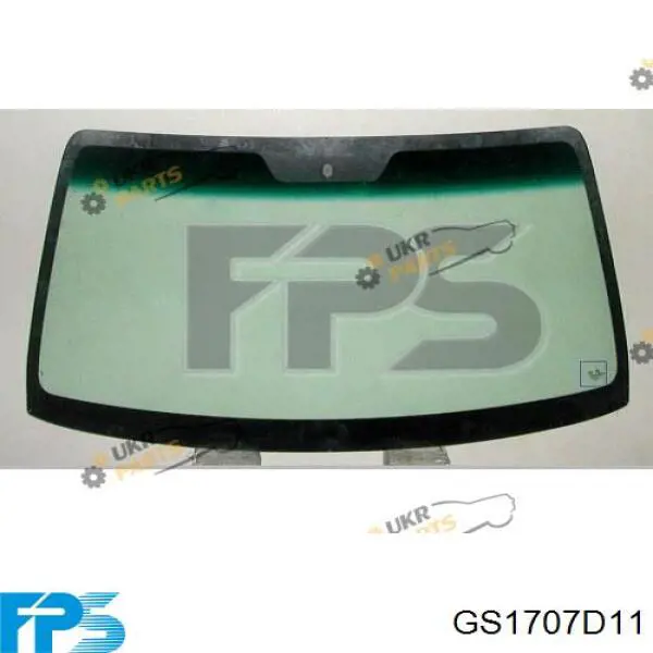 GS1707D11 FPS стекло лобовое