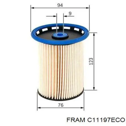 Топливный фильтр KX341ECO Mahle Original