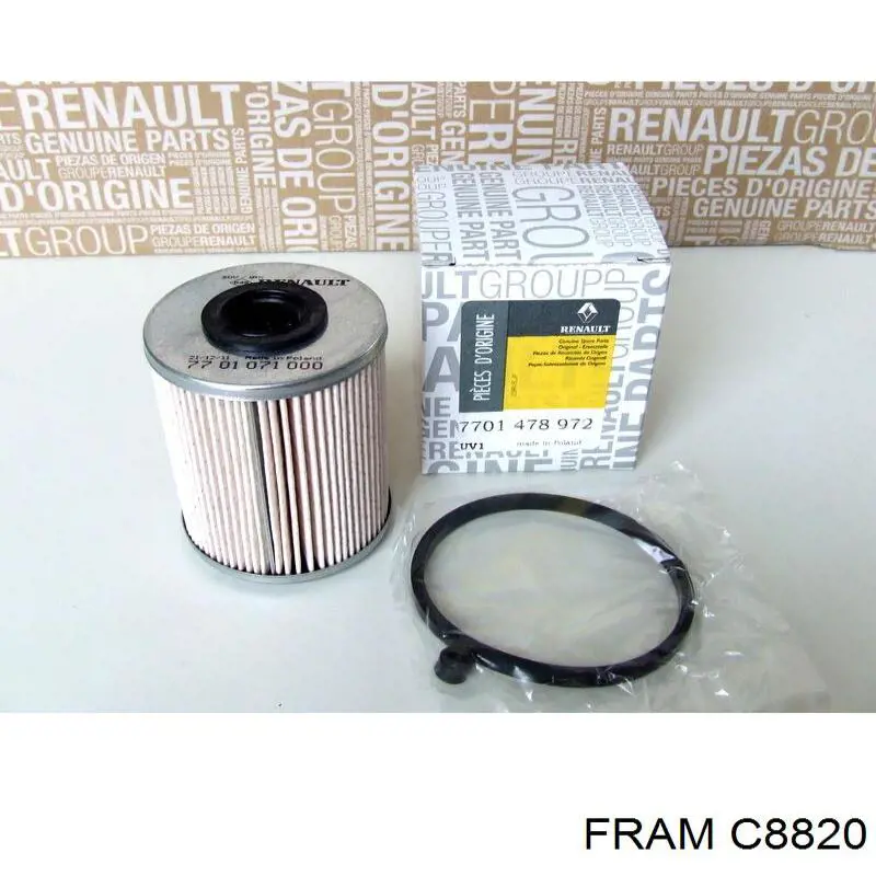 Купить C8820 Fram Фильтр-отстойник топлива грубой очистки