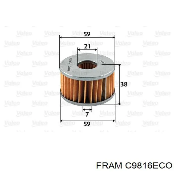 Топливный фильтр C900 Vasco Filters