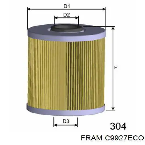 Купить C9927ECO Fram Фильтр-отстойник топлива грубой очистки