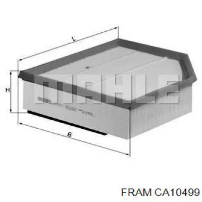 Купить CA10499 Fram Автомобильный фильтр воздуха