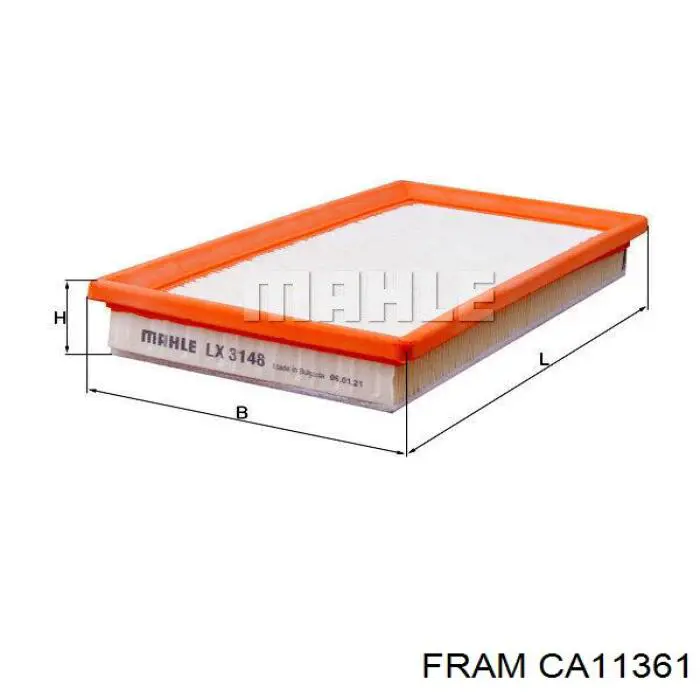 CA11361 Fram воздушный фильтр