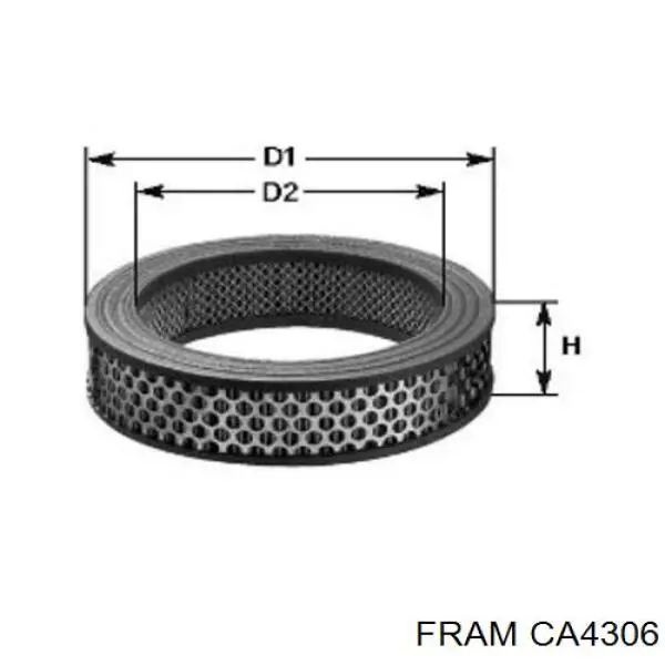 Купить CA4306 Fram Автомобильный фильтр воздуха