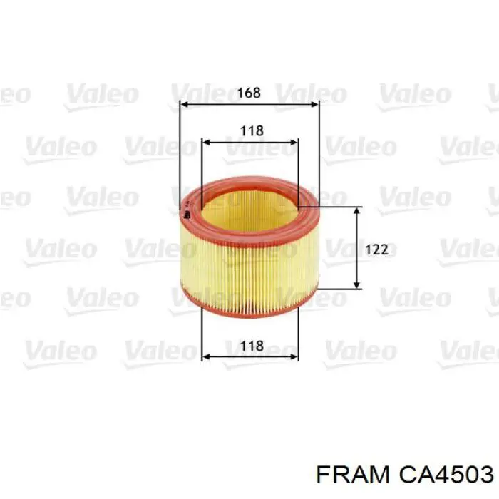 CA4503 Fram воздушный фильтр