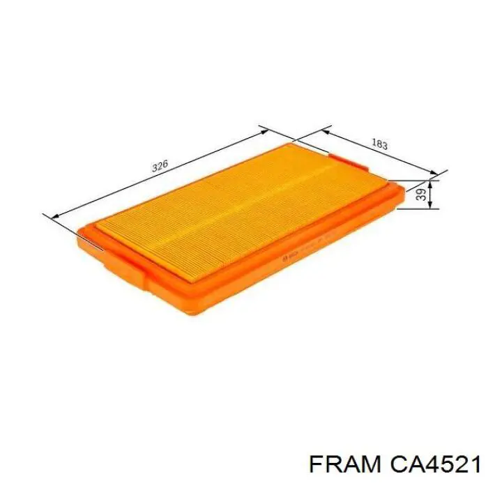 Воздушный фильтр CA4521 Fram