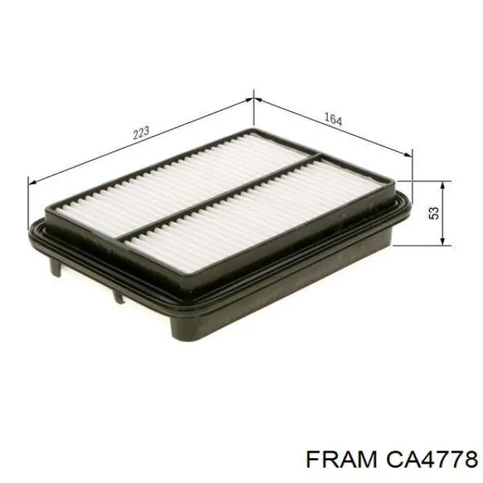 Элемент воздушного фильтра Fram CA4778 цена, от 4.88 USD