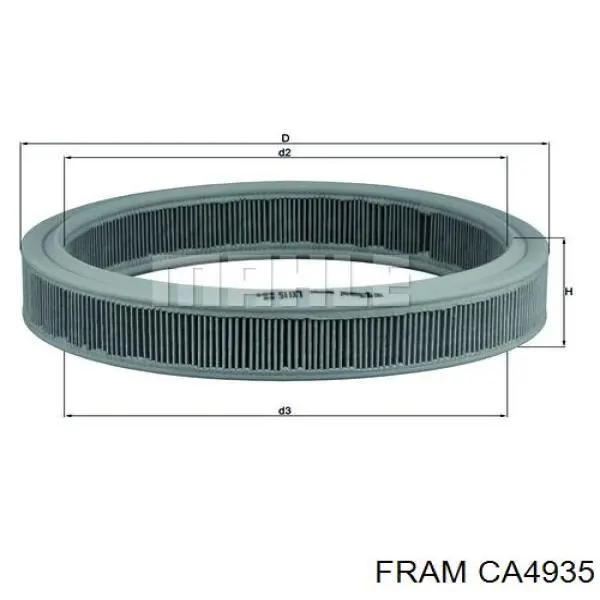 CA4935 Fram воздушный фильтр
