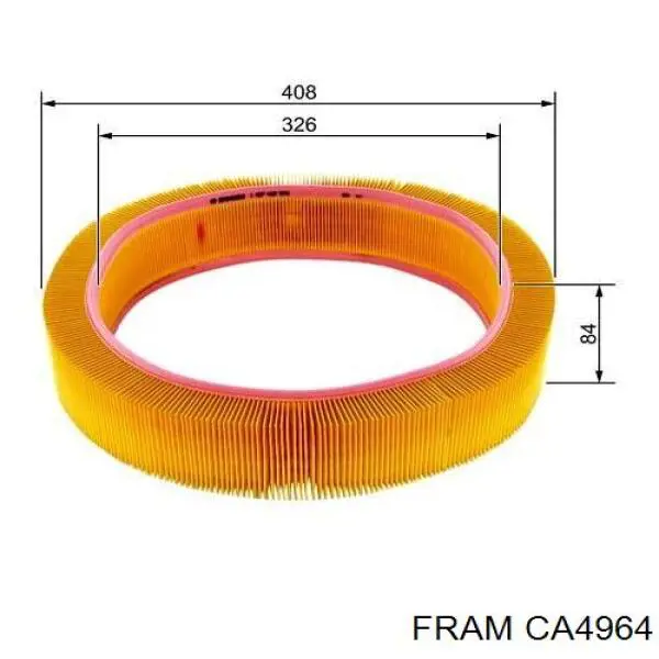 Купить CA4964 Fram Автомобильный фильтр воздуха