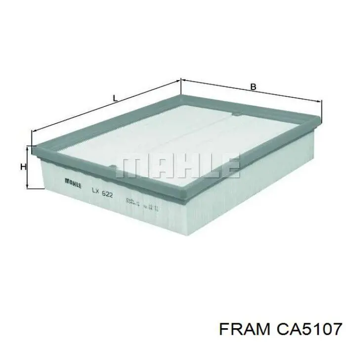 Элемент воздушного фильтра Fram CA5107 цена, от 5.64 USD