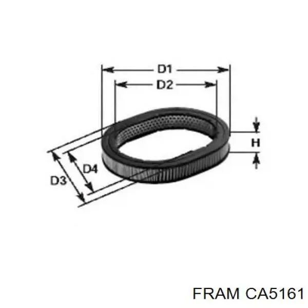 Купить CA5161 Fram Автомобильный фильтр воздуха