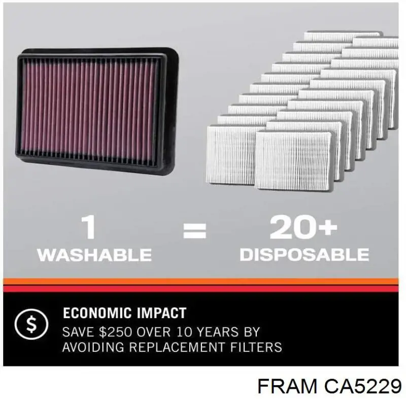 Воздушный фильтр CA5229 Fram