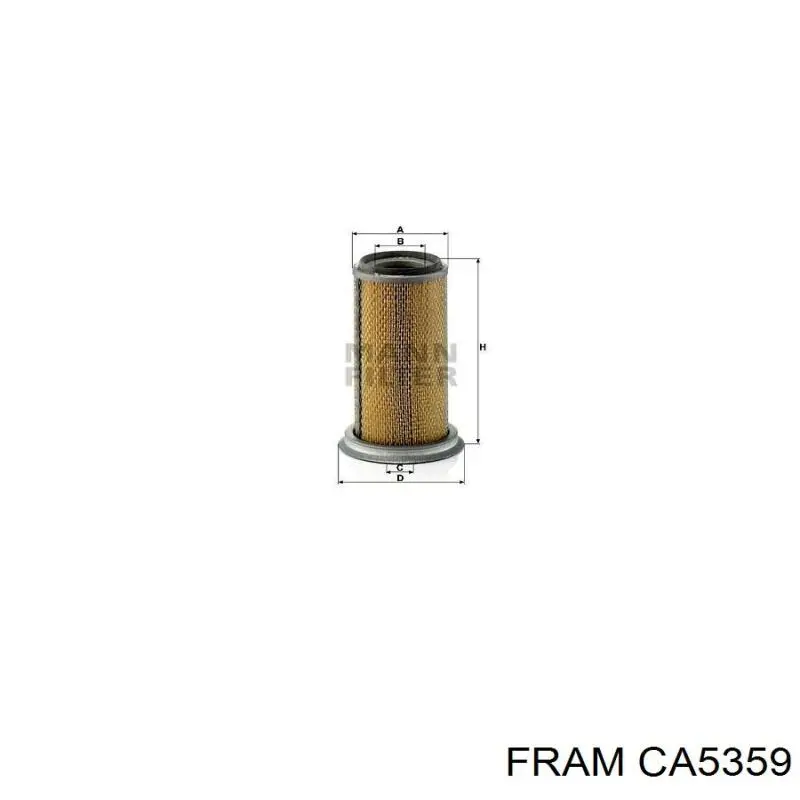 CA5359 Fram воздушный фильтр