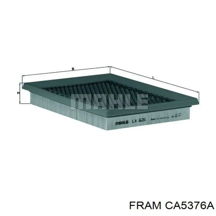 CA5376A Fram Воздушный фильтр двигателя