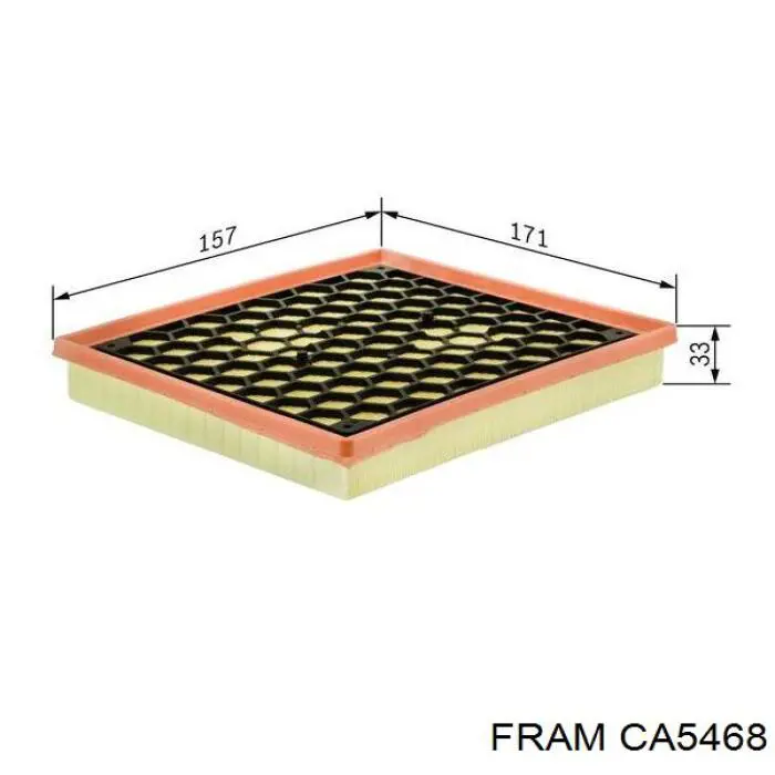 Купить CA5468 Fram Автомобильный фильтр воздуха
