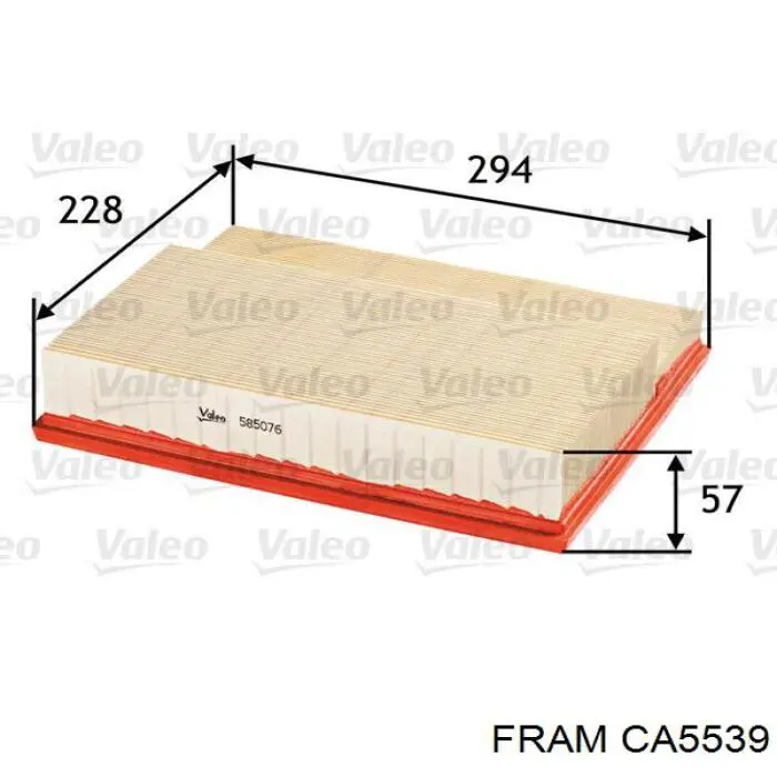 Элемент воздушного фильтра Fram CA5539 цена, от 5.64 USD