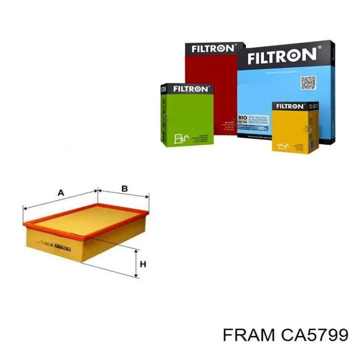 CA5799 Fram Воздушный фильтр двигателя