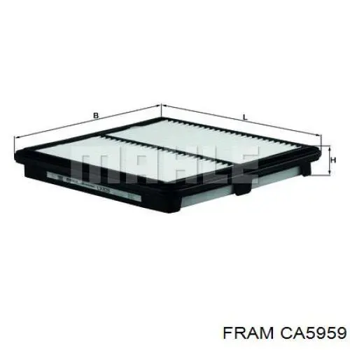 Воздушный фильтр CA5959 Fram