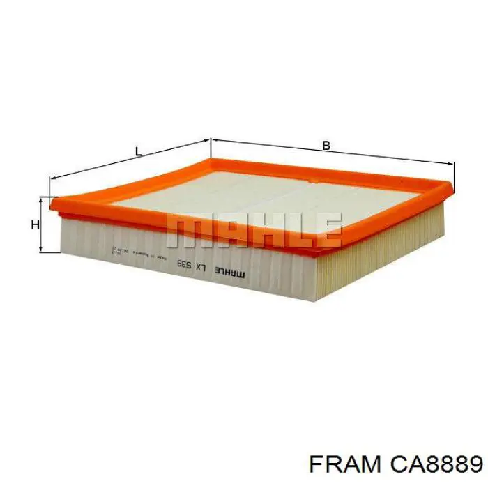 Воздушный фильтр CA8889 Fram