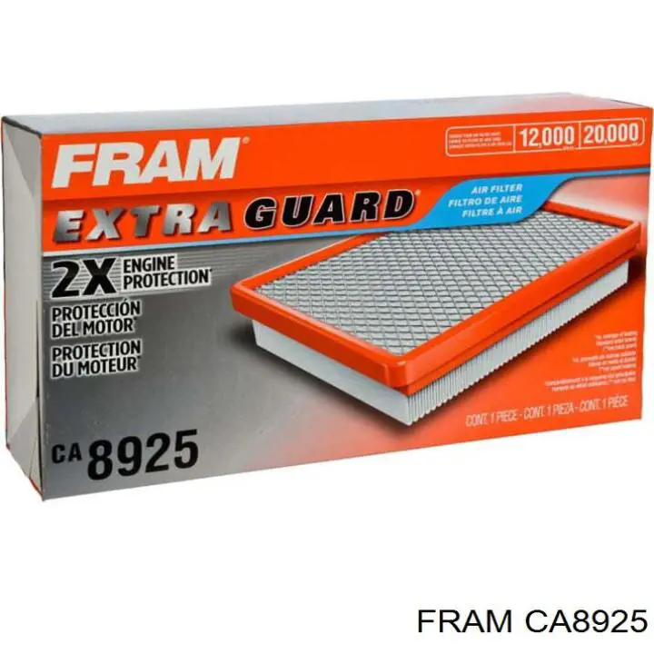 Воздушный фильтр CA8925 Fram