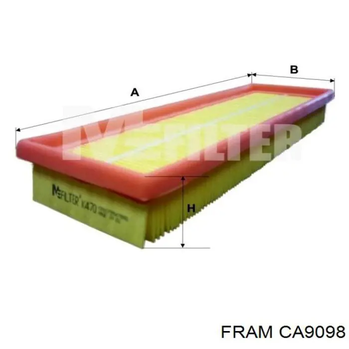 Элемент воздушного фильтра Fram CA9098 цена, от 4.90 USD
