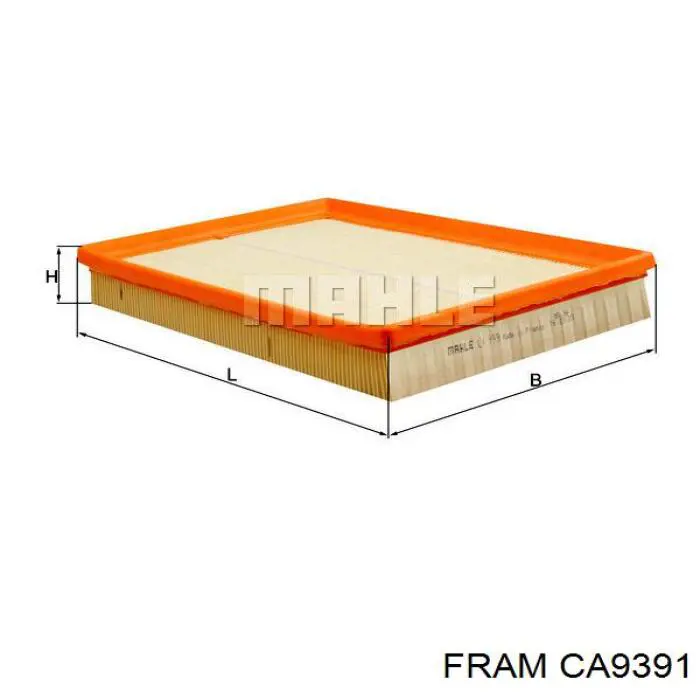 Воздушный фильтр CA9391 Fram